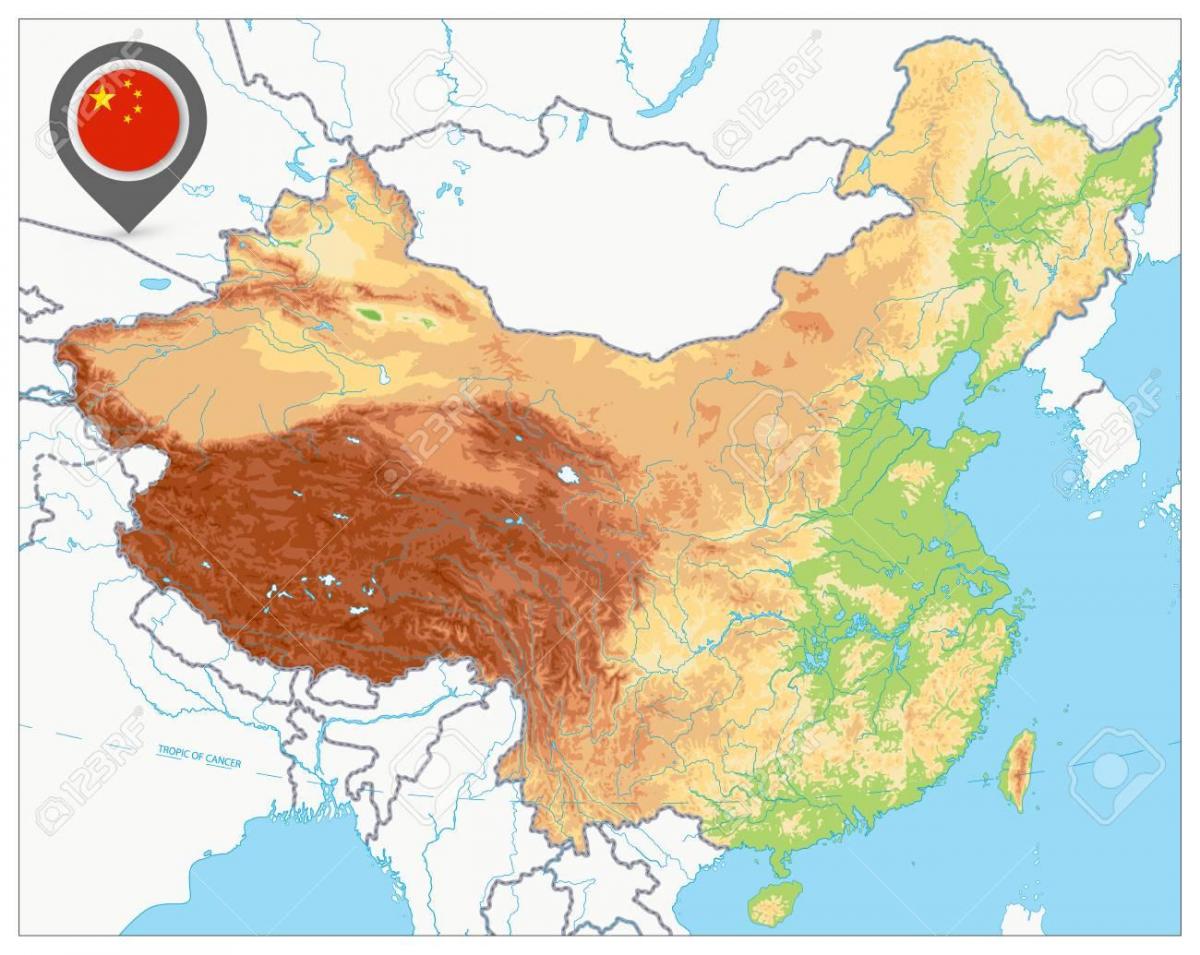 Chinese landkaart