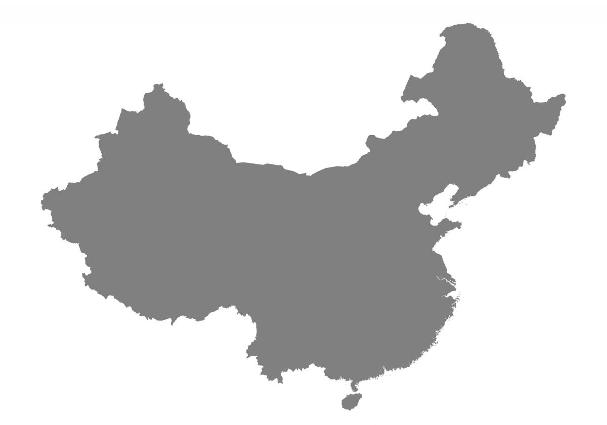 Vectorkaart van China
